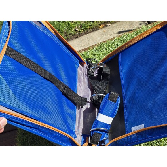 Mead Five Star 2" Zipper Binder Blue Gray 580 Sheet Capacity Built Strong NOS - Picture 11 of 13